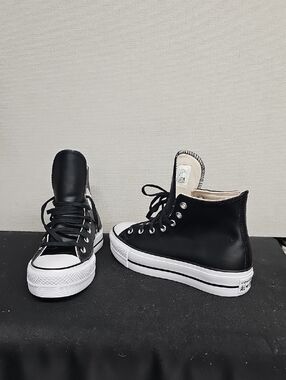 CONVERSE CTAS LEATHER PLATFORM HI-TOPS BFPM-04-112